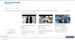 Desktop Screenshot of herrenmode-trends.com